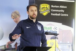 DEIH20170214A-020_C.JPG Picture: Ian Hodgkinson England manager Gareth Southgate has formally opening the new BACT community pitch at the Pirelli stadium