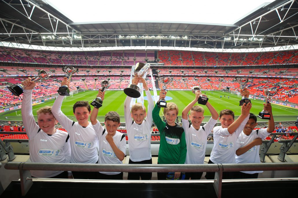 Derby County win the Kinder+Sport Championship Kids Cup - EFL Trust